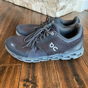 On Cloud Cloudstratus Men's 11.5 Black Sneakers Shoes *wear